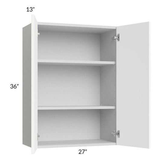 RTA Milan White Matte 27" x 36" Wall Cabinet