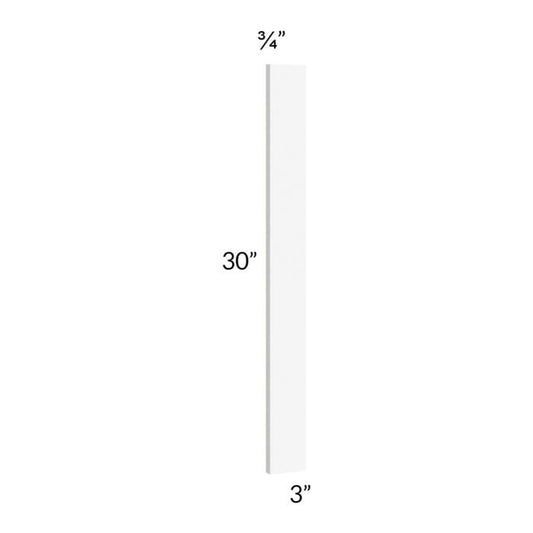 RTA Milan White Matte 3" Base Filler