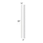RTA Milan White Matte 3" x 3" x 30" Corner Filler