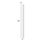 RTA Milan White Matte 3" x 3" x 36" Corner Filler