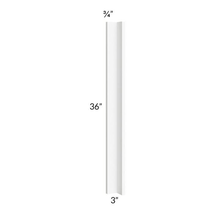 RTA Milan White Matte 3" x 3" x 36" Corner Filler