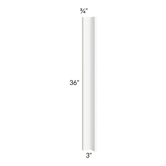 RTA Milan White Matte 3" x 3" x 36" Corner Filler