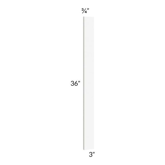 RTA Milan White Matte 3" x 36" Wall Filler