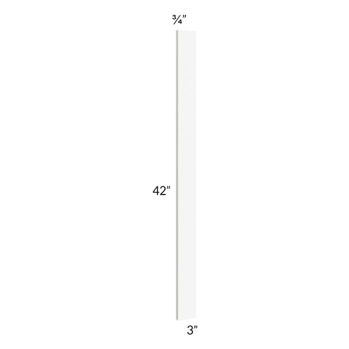 RTA Milan White Matte 3" x 42" Wall Filler