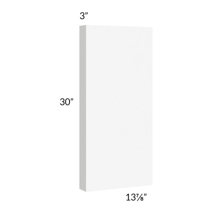 RTA Milan White Matte 30" Wall Column