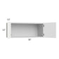 RTA Milan White Matte 30" x 12" Wall Cabinet with 1 Finished End Panel