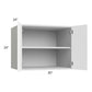 RTA Milan White Matte 30" x 24" x 24" Wall Cabinet with 1 Finished End Panel