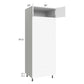 RTA Milan White Matte 30" x 84" Double Oven Cabinet