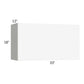 RTA Milan White Matte 33" x 18" Lift-Up Door Wall Cabinet with 2 Finished End Panels