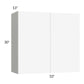 RTA Milan White Matte 33" x 30" Wall Cabinet