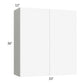 RTA Milan White Matte 33" x 36" Wall Cabinet