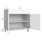RTA Milan White Matte 36" Vanity Base Cabinet
