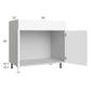 RTA Milan White Matte 36" Vanity Sink Base Cabinet with 2 Finished Sides