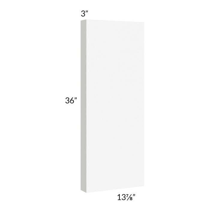 RTA Milan White Matte 36" Wall Column