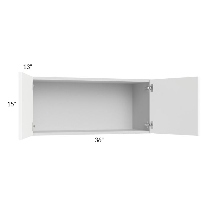 RTA Milan White Matte 36" x 15" Wall Cabinet