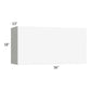 RTA Milan White Matte 36" x 18" Lift-Up Door Wall Cabinet