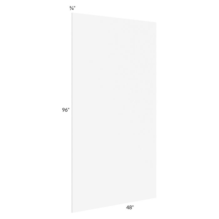 RTA Milan White Matte 4" x 8" Back Panel (3/4" thick)