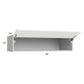 RTA Milan White Matte 48" x 12" x 24" Lift-Up Door Wall Cabinet with 1 Finished End Panel