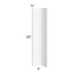 RTA Milan White Matte 6" x 6" x 30" Corner Filler