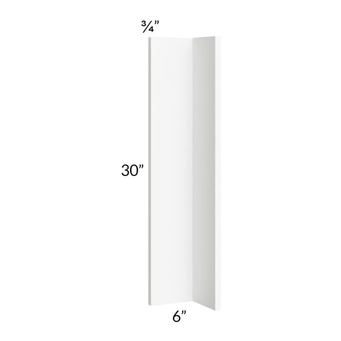 RTA Milan White Matte 6" x 6" x 30" Corner Filler