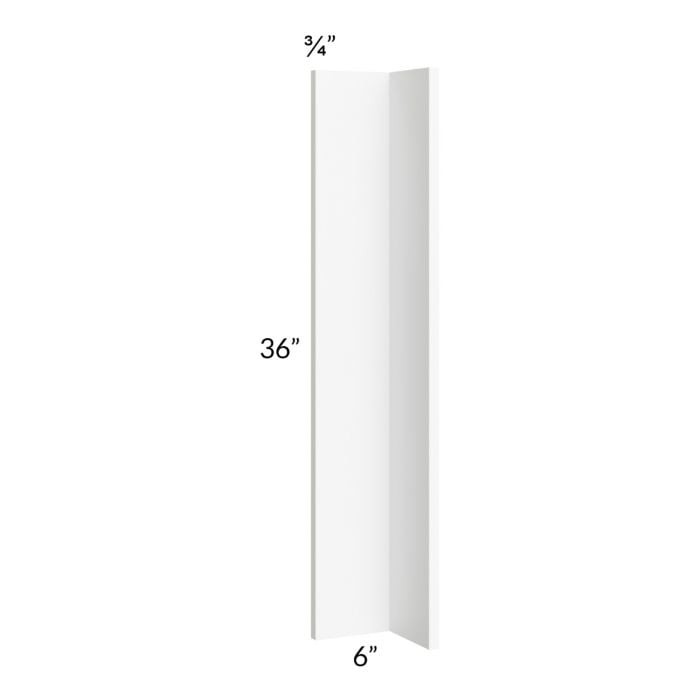 RTA Milan White Matte 6" x 6" x 36" Corner Filler