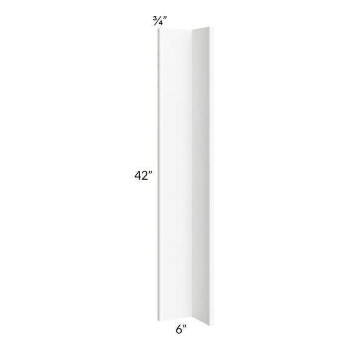 RTA Milan White Matte 6" x 6" x 42" Corner Filler