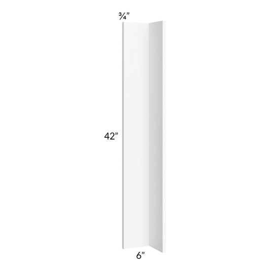 RTA Milan White Matte 6" x 6" x 42" Corner Filler