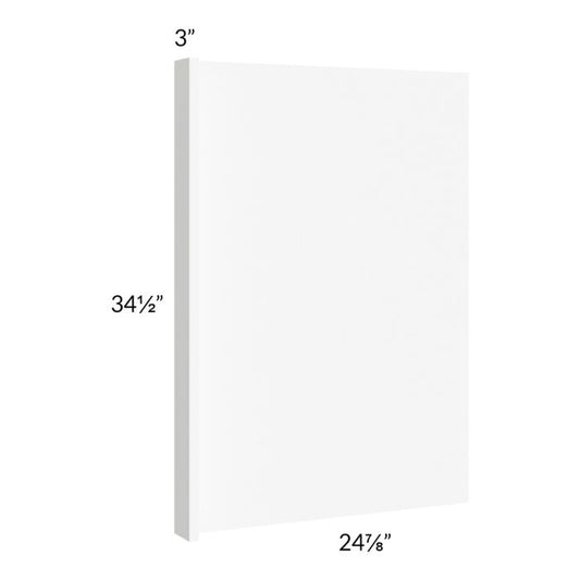 RTA Milan White Matte Base End Panel