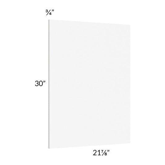 RTA Milan White Matte Wainscot 30" x 21" Wall Panel