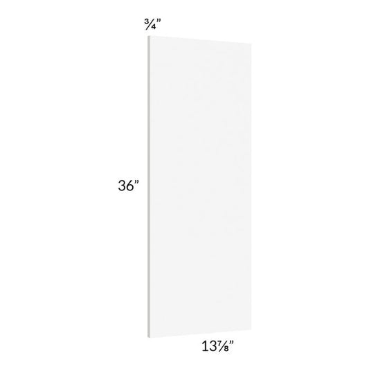 RTA Milan White Matte Wainscot 36" Wall Panel