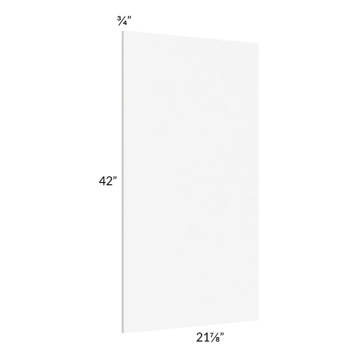 RTA Milan White Matte Wainscot 42" x 21" Wall Panel