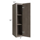 RTA Natural Grey Shaker 09" x 36" Wall Cabinet with 1 Decorative End Panel