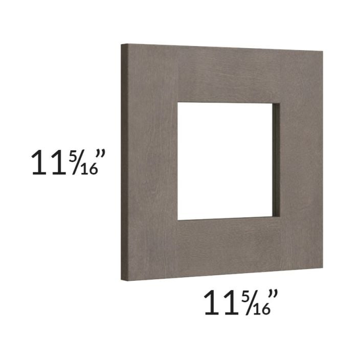 RTA Natural Grey Shaker 12" x 12" Glass Door Only with Glass Included