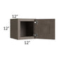 RTA Natural Grey Shaker 12" x 12" Wall Cabinet
