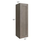 RTA Natural Grey Shaker 12" x 42" Wall Cabinet