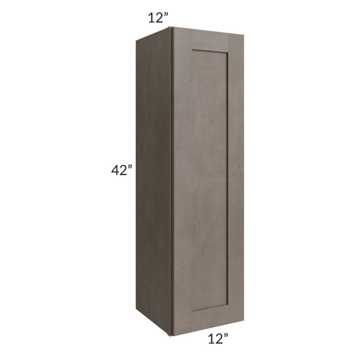 RTA Natural Grey Shaker 12" x 42" Wall Cabinet
