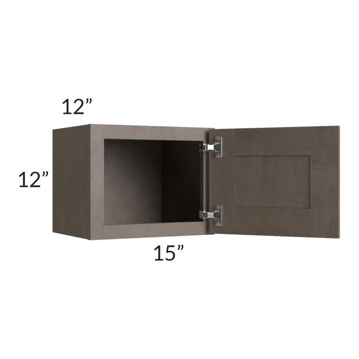 RTA Natural Grey Shaker 15" x 12" Wall Cabinet