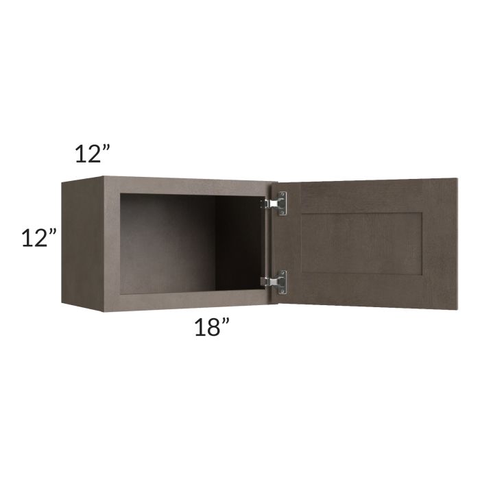 RTA Natural Grey Shaker 18" x 12" Wall Cabinet