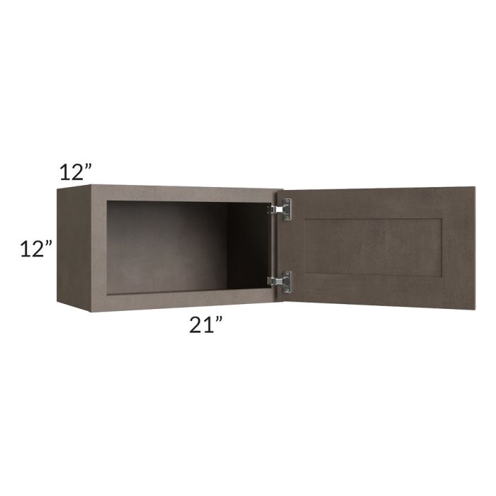RTA Natural Grey Shaker 21" x 12" Wall Cabinet