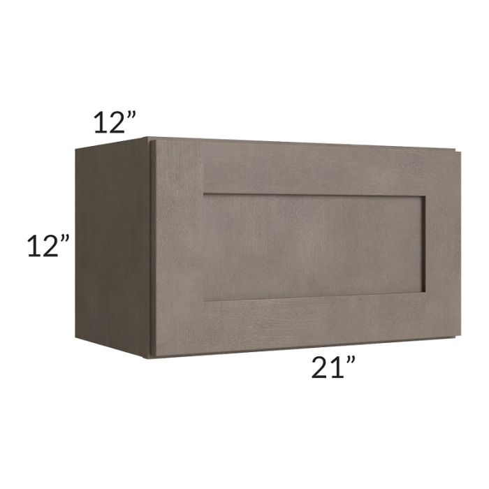 RTA Natural Grey Shaker 21" x 12" Wall Cabinet