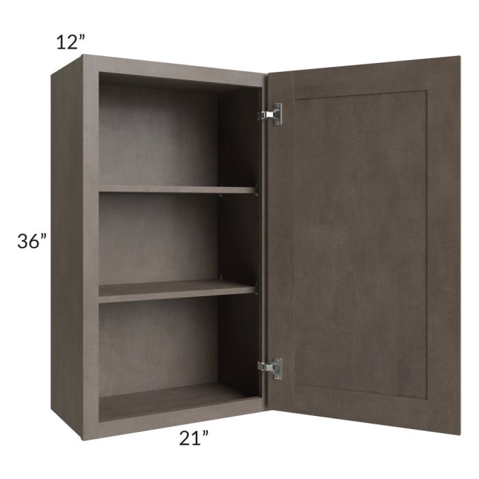 RTA Natural Grey Shaker 21" x 36" Wall Cabinet