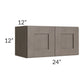 RTA Natural Grey Shaker 24" x 12" Wall Cabinet