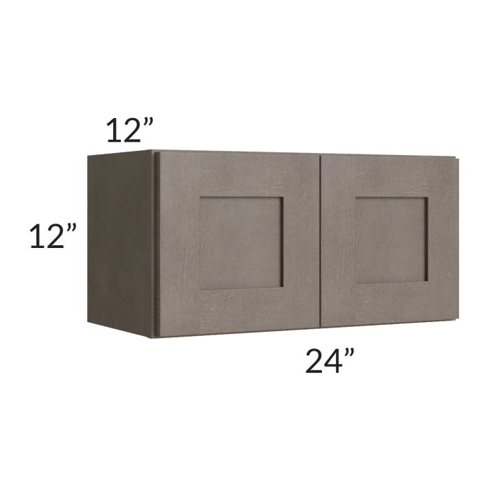 RTA Natural Grey Shaker 24" x 12" Wall Cabinet