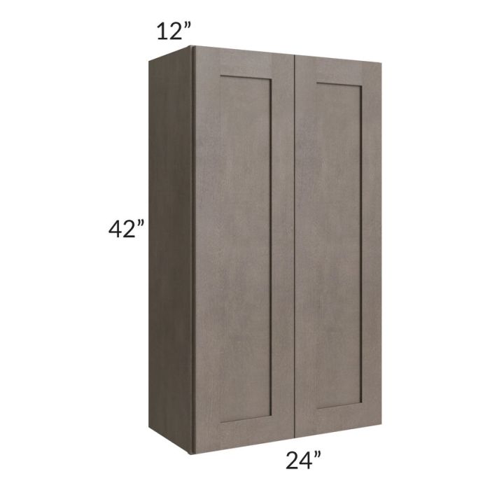 RTA Natural Grey Shaker 24" x 42" Wall Cabinet