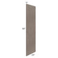 RTA Natural Grey Shaker 24" x 84" Refrigerator End Panel