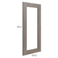 RTA Natural Grey Shaker 27" x 36" x 15" Wall Diagonal Corner Glass Door Only with Glass Included