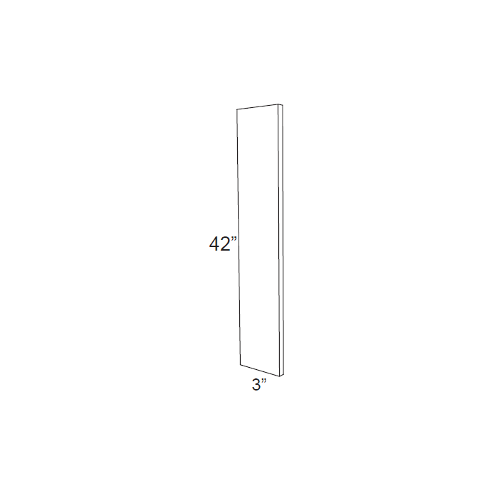 RTA Natural Grey Shaker 3" x 42" Wall Filler