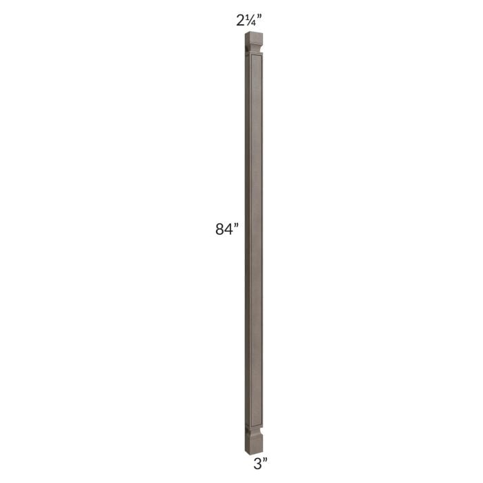 RTA Natural Grey Shaker 3" x 84" Decorative Half Leg
