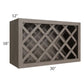 RTA Natural Grey Shaker 30" x 18" Wine Rack Cabinet