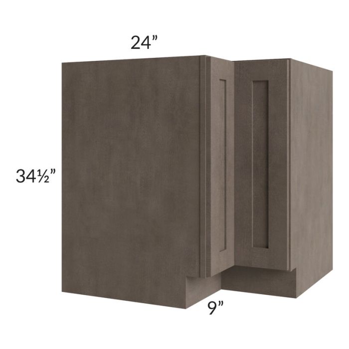 RTA Natural Grey Shaker 33" Lazy Susan Base Cabinet